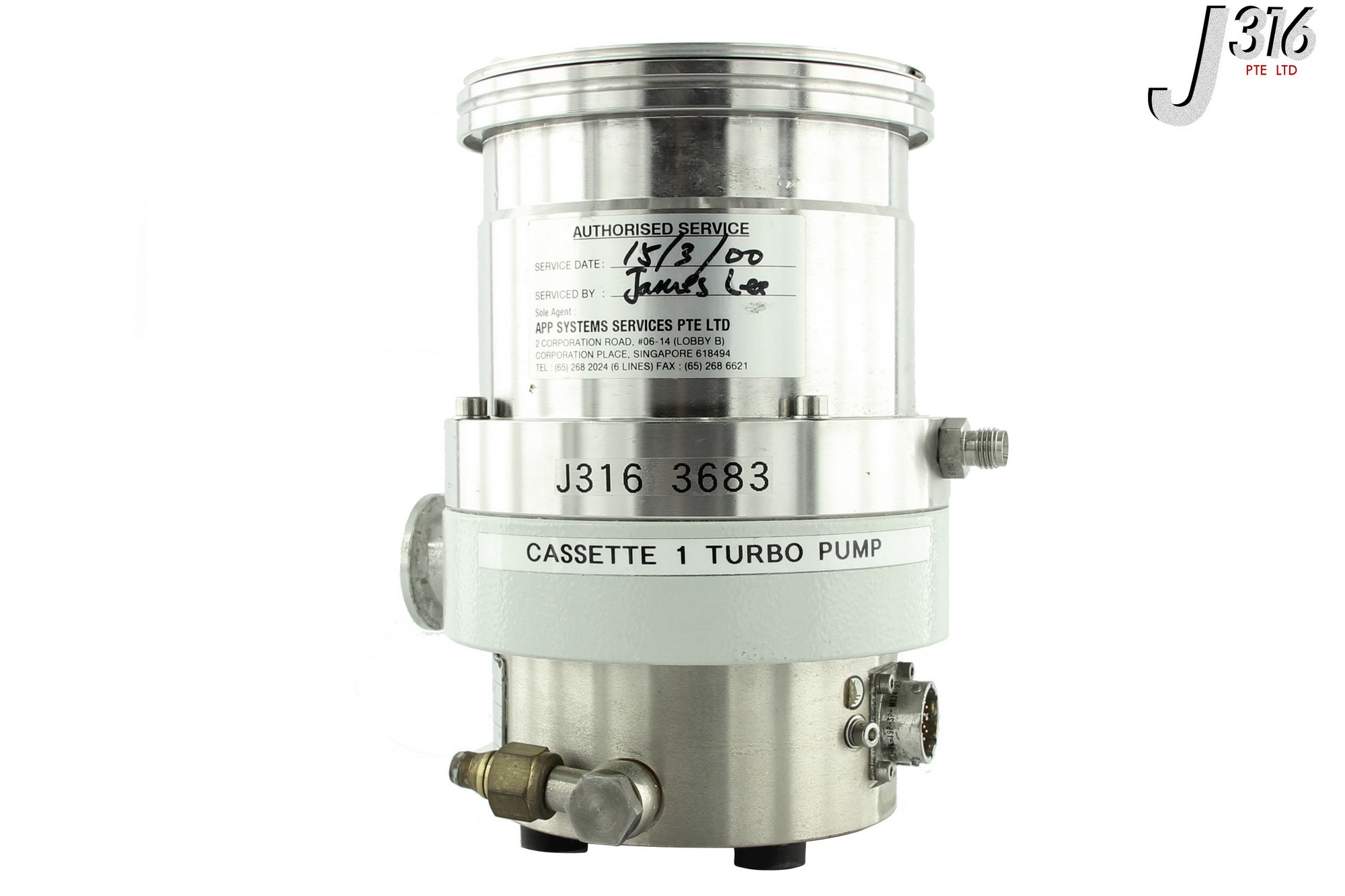 メンテナンス EN 3683 PFEIFFER BALZERS TURBO DRAG HIGH VACUUM PUMP PM P02 130/S